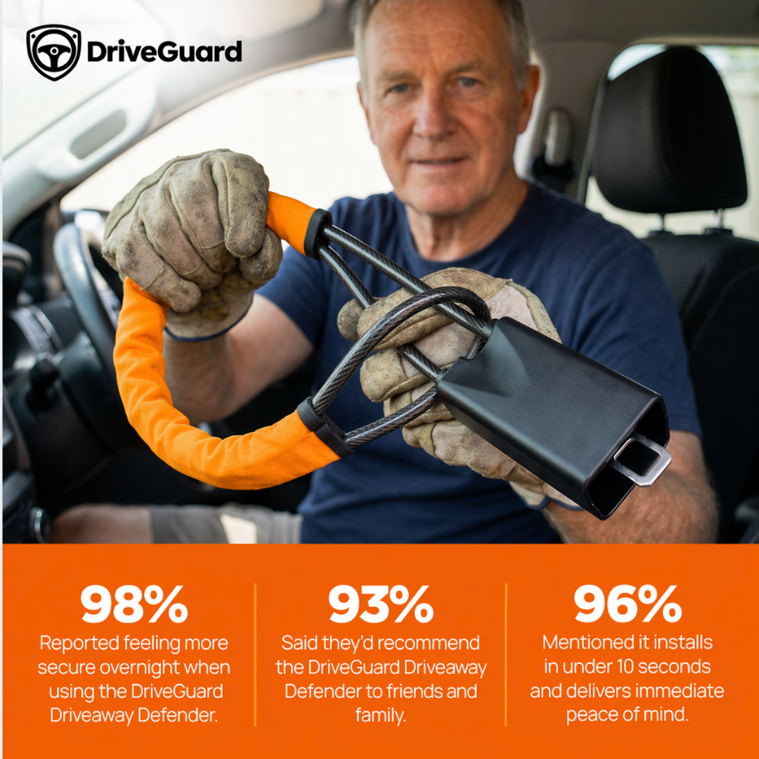 DriveGuard Steering Wheel Lock - 50% OFF